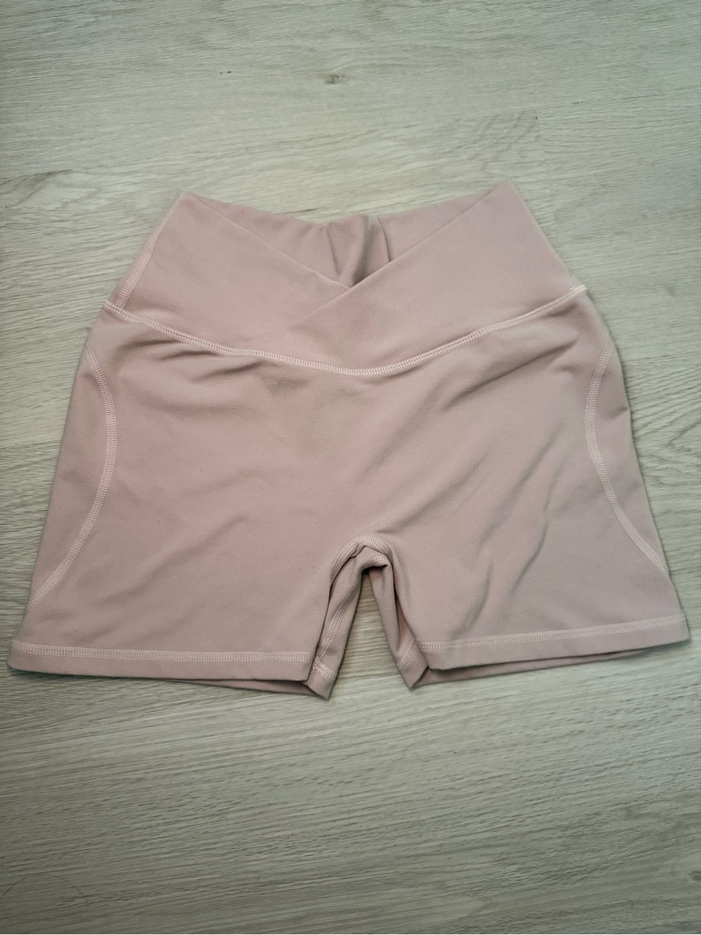 Alphalete High-Waist Pink Women’s Active Shorts